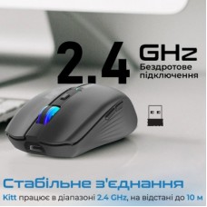 Мышка Promate Kitt Wireless Black (kitt.black) - Фото