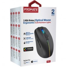 Мышка Promate Kitt Wireless Black (kitt.black) - Фото
