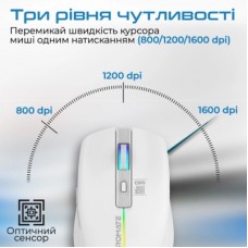 Мышка Promate Kitt Wireless White (kitt.white) - Фото
