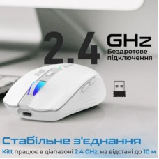 Мышка Promate Kitt Wireless White (kitt.white) - Фото