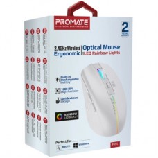 Мышка Promate Kitt Wireless White (kitt.white) - Фото