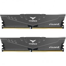Модуль пам'яті для комп'ютера DDR4 16 GB (2x8GB) 3600 MHz Vulcan Z Gray Team (TLZGD416G3600HC18JDC01) - Фото
