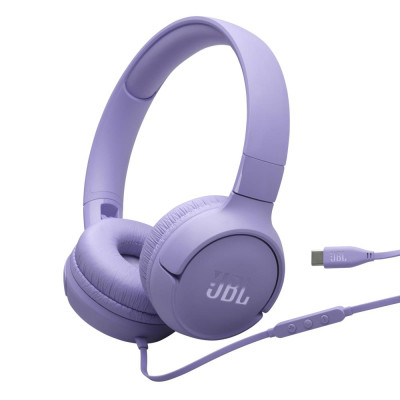 Наушники JBL Tune 520C USB-C Purple (JBLT520CPUR)