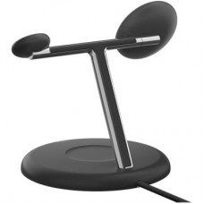 Зарядний пристрій Belkin 3in1 Magnetic Adjustable Pad Qi2 15 W Black (WIZ023VFBK) - Фото