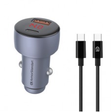 Зарядное устройство Armorstandart AR-C43 Type-C PD30W + USB QC 3.0 Grey + cable USB-C (ARM82463)