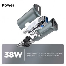 Зарядний пристрій Armorstandart USB Type-C PD20W + USB QC 3.0 Grey + cable Lightning (ARM82460) Зарядний пристрій Armorstandart USB Type-C PD20W + USB QC 3.0 Grey + cable Lightning (ARM82460) - Фото