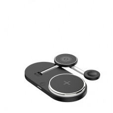 Зарядний пристрій Armorstandart Wireless Charging H102 3 in 1 Magnetic Black (ARM78103) Зарядний пристрій Armorstandart Wireless Charging H102 3 in 1 Magnetic Black (ARM78103) - Фото