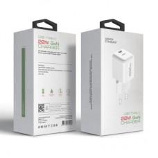 Зарядний пристрій Armorstandart AR373 20W GaN Type-C White (ARM77569) Зарядний пристрій Armorstandart AR373 20W GaN Type-C White (ARM77569) - Фото