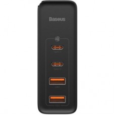 Зарядное устройство Baseus 2xUSB 100W GaN (2xUSB-C+2xUSB-A) black (CCGAN2P-L01) - Фото