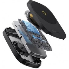 Зарядний пристрій Baseus MagPro II Series Ultra-Thin Magnetic, Cooler, Wireless Charger Cosmic Black - Фото