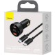 Зарядное устройство Baseus Superme Digital Display PPS Dual Quick Charger Car Charger black (TZCCZX-01) Зарядное устройство Baseus Superme Digital Display PPS Dual Quick Charger Car Charger black (TZCCZX-01)