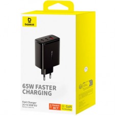 Зарядний пристрій Baseus Cube Pro Fast Charger 2C+U 65 W black (P10152301113-00) - Фото