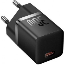 Зарядний пристрій Baseus GaN5 Fast Charger USB-C 30 W black (CCGN070401) - Фото