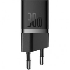 Зарядний пристрій Baseus GaN5 Fast Charger USB-C 30 W black (CCGN070401) - Фото