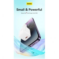 Зарядний пристрій Baseus GaN5 Fast Charger USB-C 30 W black (CCGN070401) - Фото