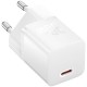 Зарядное устройство Baseus GaN5 Fast Charger USB-C 30W + Cable 1.0m Type-C 100W white (P10110902213-00)