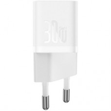 Зарядний пристрій Baseus GaN5 Fast Charger USB-C 30 W + Cable 1.0m Type-C 100 W white (P10110902213-00) - Фото