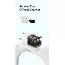 Зарядний пристрій Baseus GaN5 Fast Charger USB-C 30 W + Cable 1.0m Type-C 100 W white (P10110902213-00) - Фото