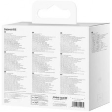Зарядний пристрій Baseus GaN5 Pro Fast Charger 2C+U 140W + Cable 1.0m Type-C 240 W white (CCGP100202) - Фото