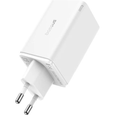 Зарядний пристрій Baseus GaN6 Pro Fast Charger 2C+2U 65 W + Cable 1.0m Type-C 100 W white (P10162701213-00)