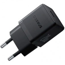 Зарядний пристрій Baseus Palm Fast Charger 1C 20 W + Cable 1.0m Type-C 60 W black (P10111602113-01) - Фото