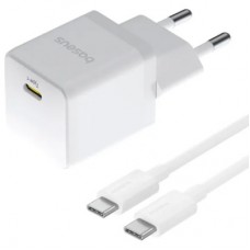 Зарядное устройство Baseus Palm Fast Charger 1C 20W + Cable 1.0m Type-C 60W white (P10111602213-01)