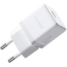 Зарядний пристрій Baseus Palm Fast Charger 1C 20 W + Cable 1.0m Type-C 60 W white (P10111602213-01) - Фото