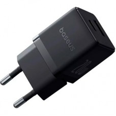 Зарядний пристрій Baseus Palm Fast Charger C+U 20 W black (P10111608113-00) - Фото