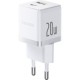 Зарядний пристрій Baseus Palm Fast Charger C+U 20 W moon white (P10111608213-00) Зарядний пристрій Baseus Palm Fast Charger C+U 20 W moon white (P10111608213-00)