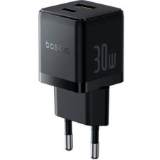 Зарядний пристрій Baseus Palm Fast Charger C+U 30 W cluster black (P1011160A113-00) - Фото