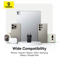Зарядний пристрій Baseus Palm Fast Charger C+U 30 W cluster black (P1011160A113-00) - Фото