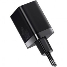 Зарядний пристрій Baseus Super Si Pro Quick Charger C+U 30 W black (CCSUPP-E01) - Фото
