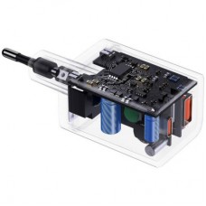 Зарядний пристрій Baseus Super Si Pro Quick Charger C+U 30 W black (CCSUPP-E01) - Фото