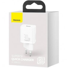 Зарядний пристрій Baseus Super Si quick charger IC 30 W white (CCSUP-J02) - Фото