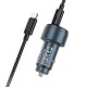 Зарядний пристрій HOCO HOCO Z57 Glorious single-port USB-C PD30W + cable USB-C Metal Gray (6942007633062)