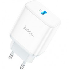 Зарядний пристрій HOCO C104A Stage USB-C PD20W White (6931474782892) - Фото