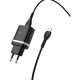 Зарядний пристрій HOCO C12Q Smart USB QC3.0 + cable USB to USB-C 18 W Black (6931474716293)