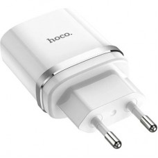 Зарядний пристрій HOCO C12Q Smart USB QC3.0 + cable USB to USB-C 18 White (6931474716309) - Фото