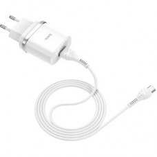 Зарядний пристрій HOCO C12Q Smart USB QC3.0 + cable USB to USB-C 18 White (6931474716309) - Фото