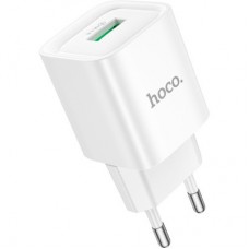 Зарядний пристрій HOCO C145A Charm USB QC3.0 White (6942007630214) - Фото
