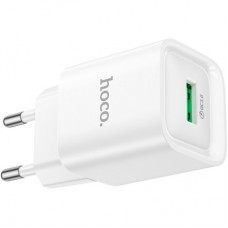Зарядний пристрій HOCO C145A Charm USB QC3.0 White (6942007630214) - Фото