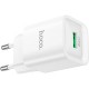 Зарядний пристрій HOCO C145A Charm USB QC3.0 White (6942007630214)