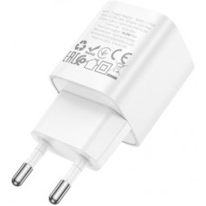 Зарядний пристрій HOCO C145A Charm USB QC3.0 White (6942007630214) - Фото