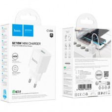 Зарядний пристрій HOCO C145A Charm USB QC3.0 White (6942007630214) - Фото