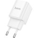 Зарядний пристрій HOCO C147A Charm 1xUSB-C PD20W + 1xUSB QC 3.0 White (6942007630276)