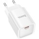 Зарядний пристрій HOCO C148A Charm USB-C PD30W White (6942007630306)