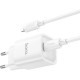 Зарядний пристрій HOCO C148A Charm USB-C PD30W + cable USB-C to Lightning White (6942007630313)