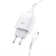 Зарядний пристрій HOCO C72A Glorious USB + cable Micro 10.5 W White (6931474713001) - Фото