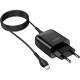 Зарядний пристрій HOCO C72Q Glorious USB QC3.0 + cable USB to Micro 5P 18 W Black (6931474732521)