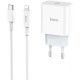 Зарядний пристрій HOCO C76A Plus Speed Source USB-C PD20W + cable USB-C to Lightning White (6931474746924)